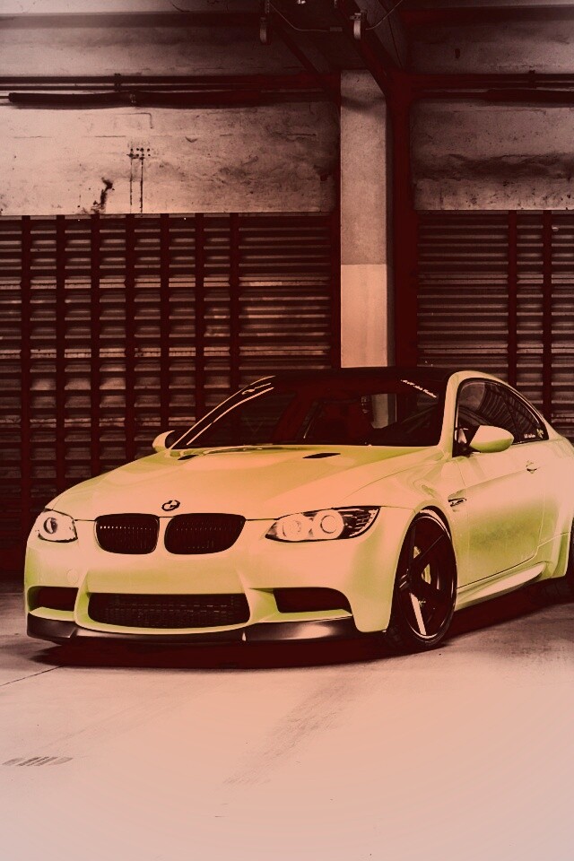 Черный и зеленый BMW M3 обои