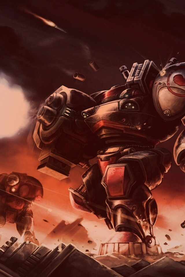 Терраны из StarCraft обои