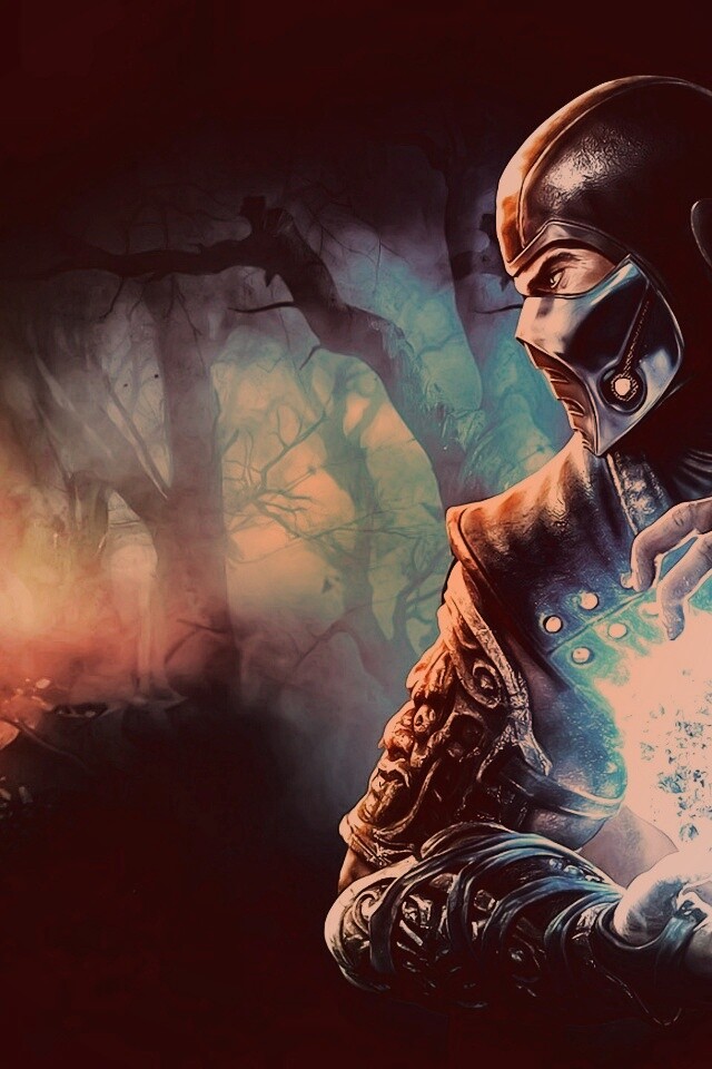 Бой SubZero и Scorpion из Mortal Kombat обои