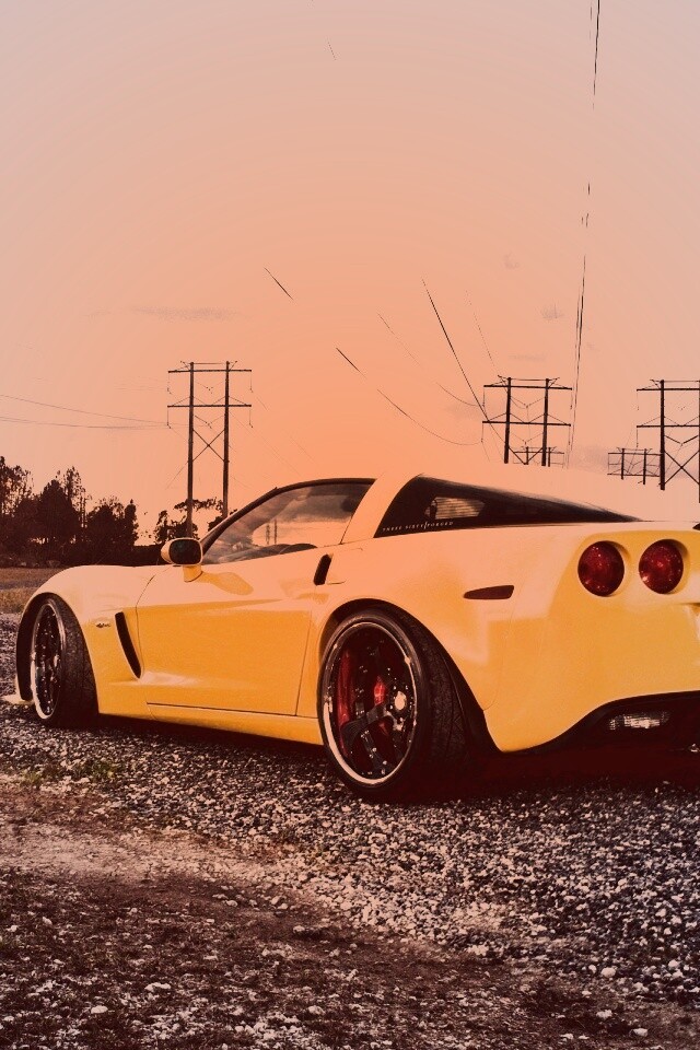 Chevrolet corvette обои