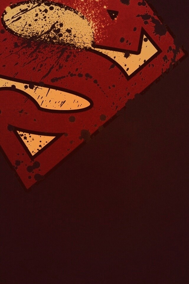 Потертый знак Супермена обои