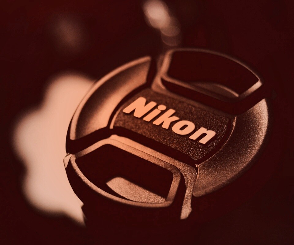 Крышечка от объектива Nikon обои