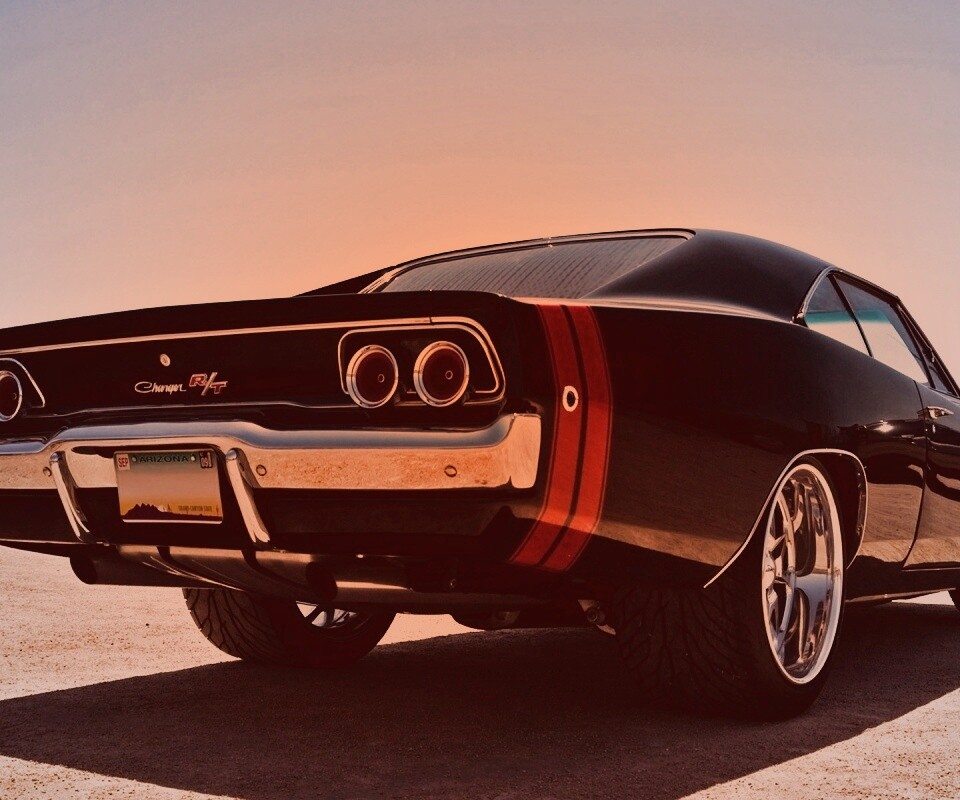 Зад Dodge Charger обои