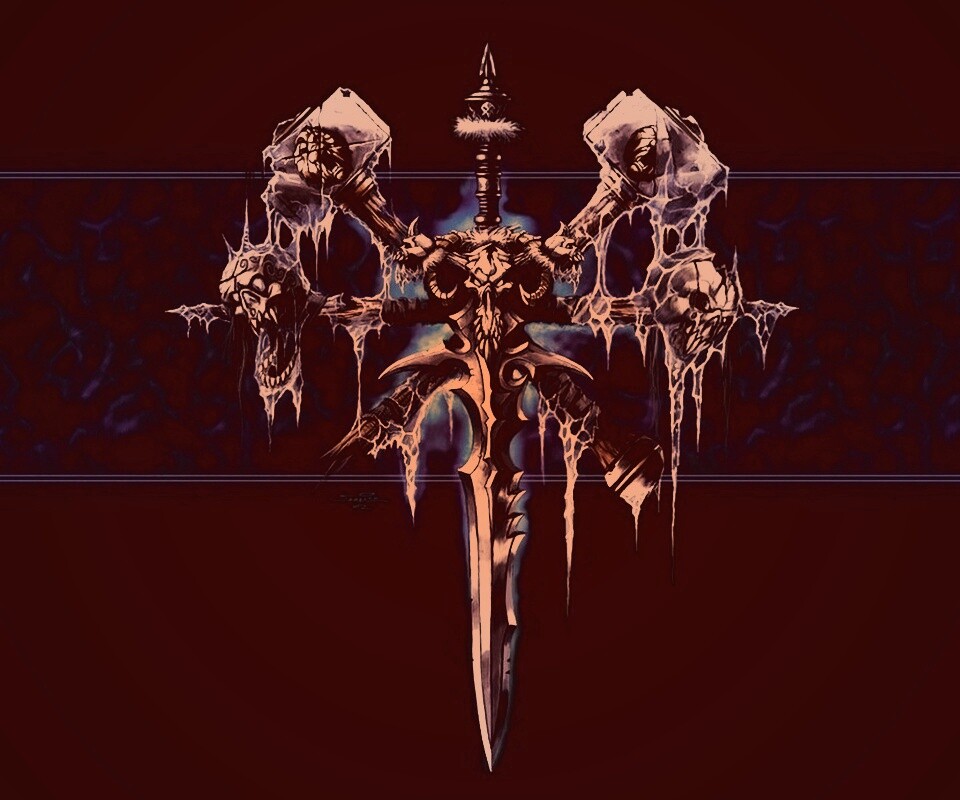Логотип WarCraft Frothen Throne обои