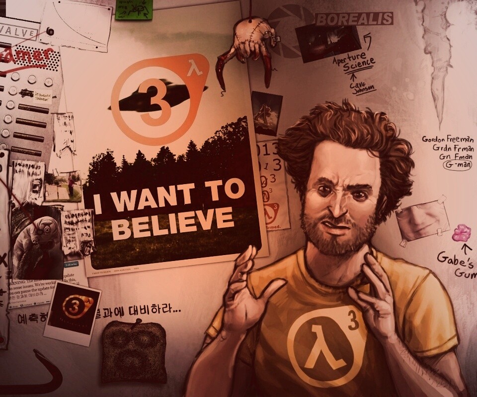 Half Life 3 - I want to believe обои