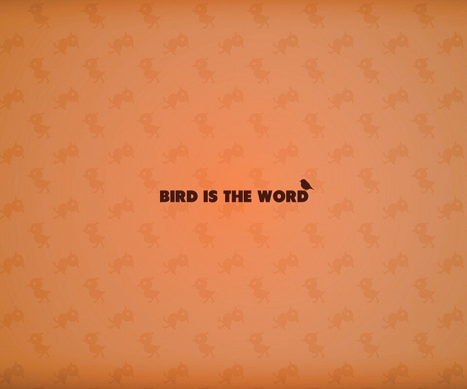 Bird is the word обои