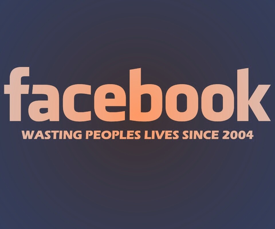 Facebook - жизнь на свалку обои