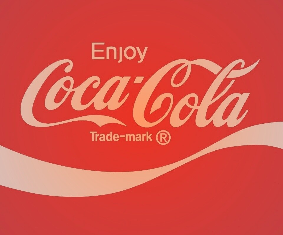 Оригинальный логотип Coca-Cola обои