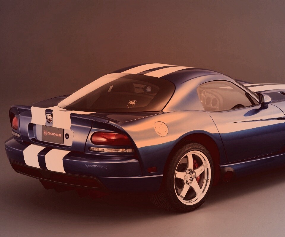 Синий Dodge Viper обои