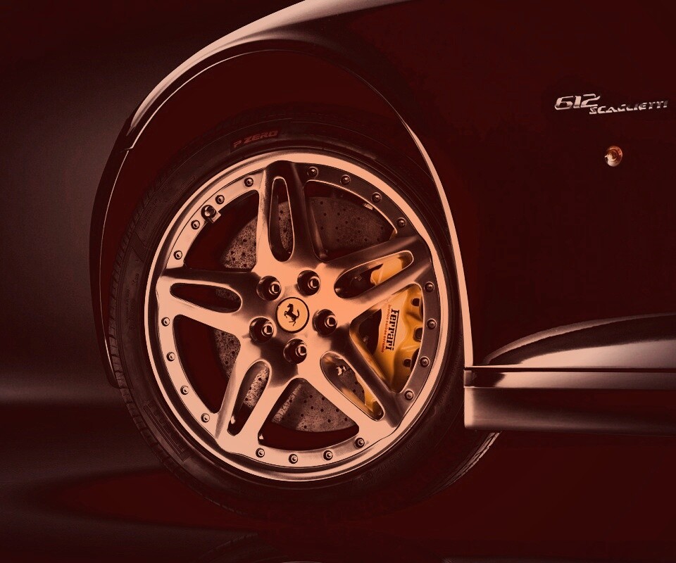 Колесо Scaglietti 612 обои