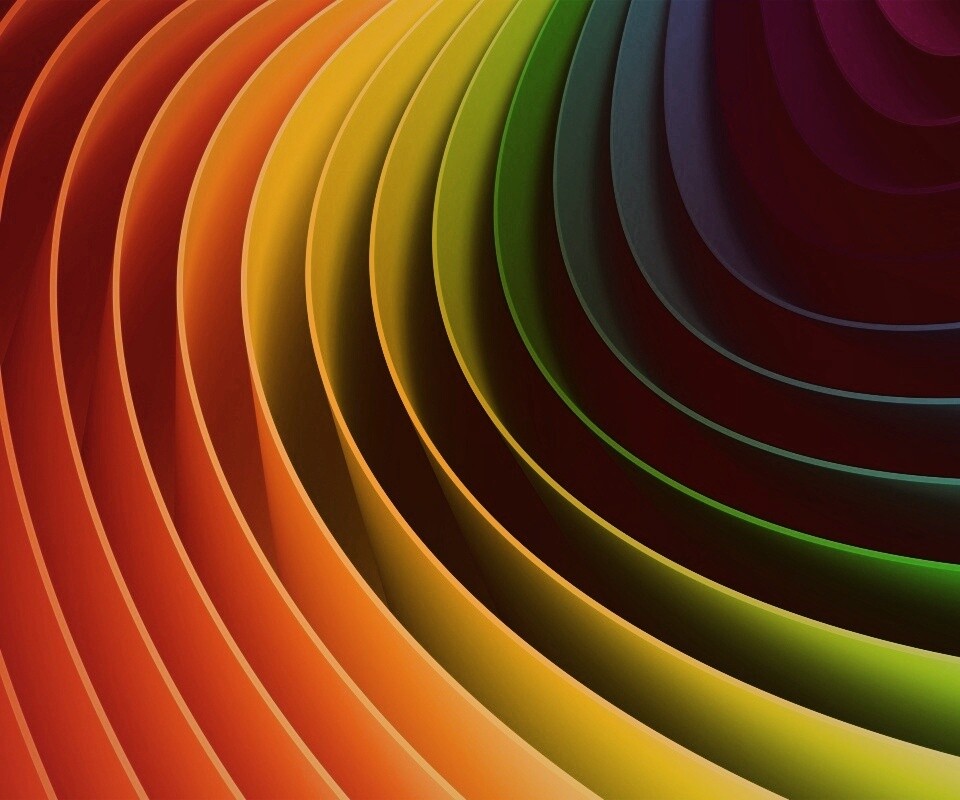 Радуга может быть такой обои