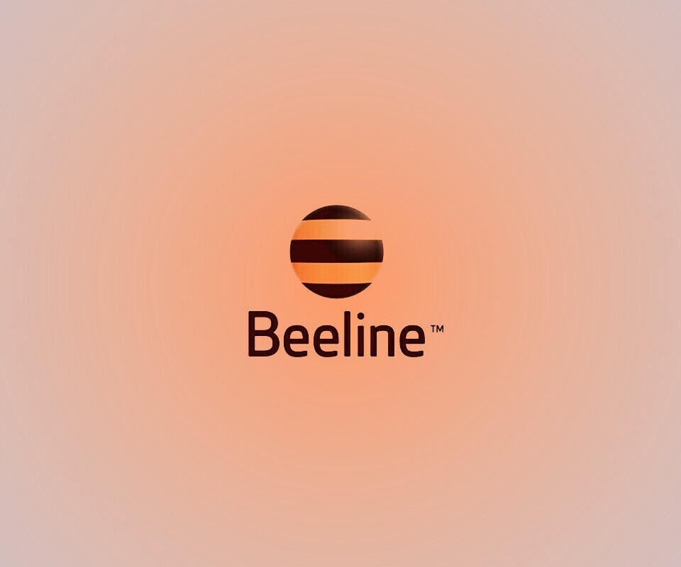 Логотип beeline обои