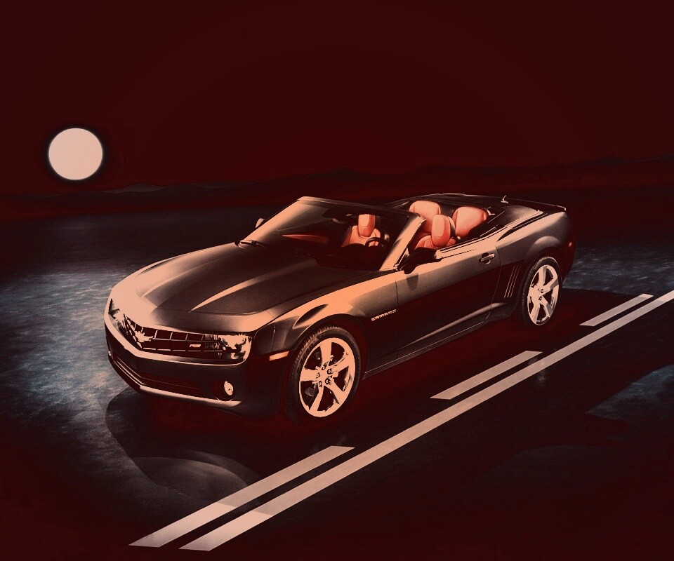 Chevrolet Camaro кабриолет обои
