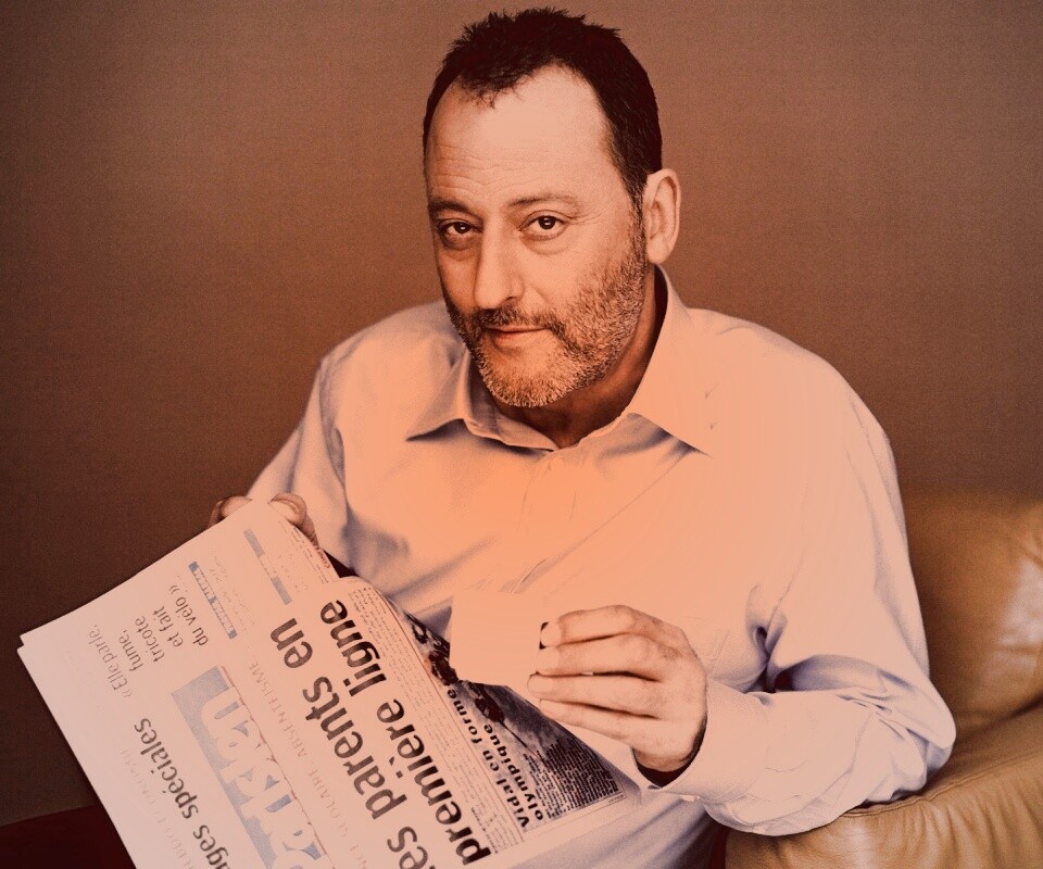 Жан рено пьет кофе обои