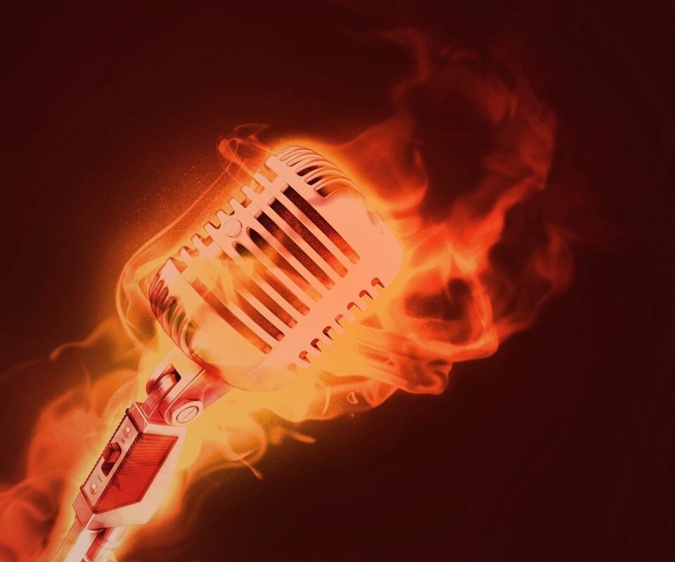 On fire! обои