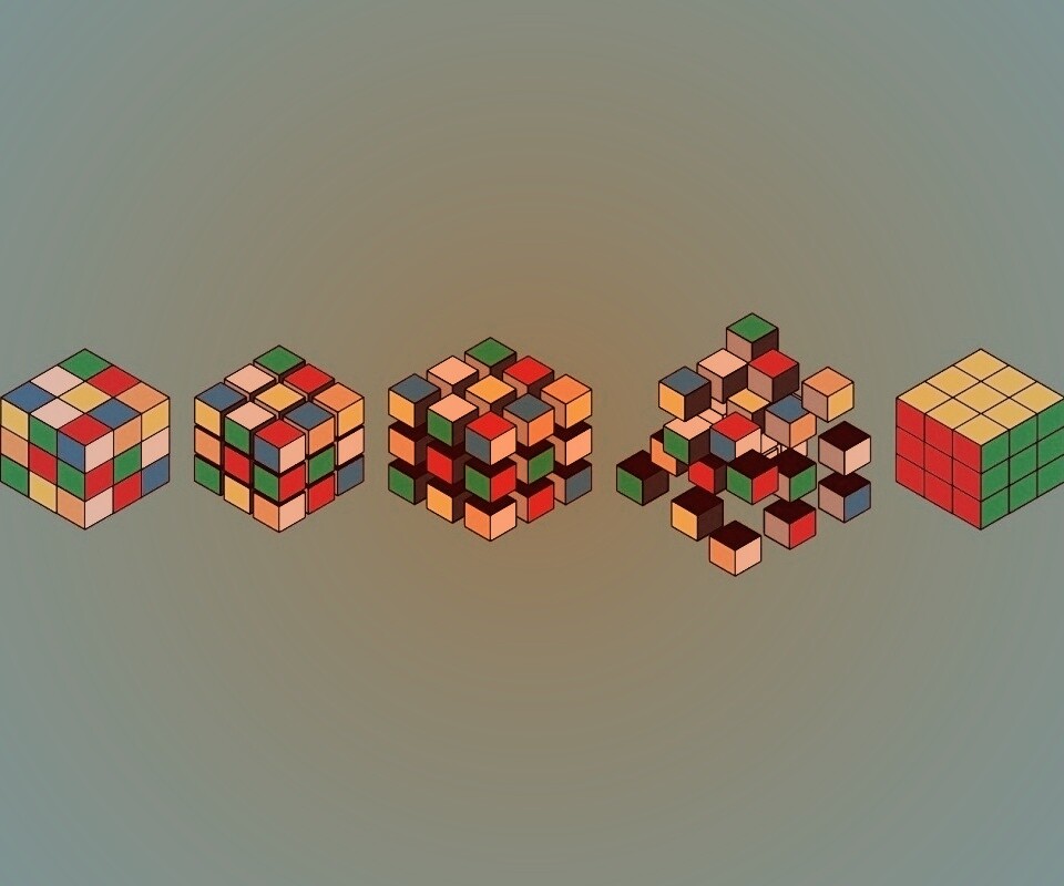 Как собрать кубик Рубика? обои