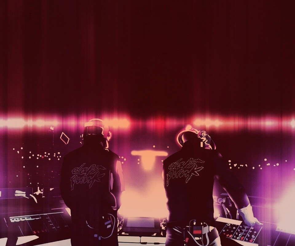 Концерт Daft Punk обои