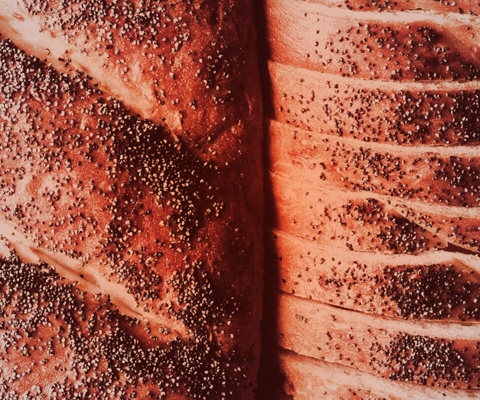 Выпечка с маковой крошкой обои
