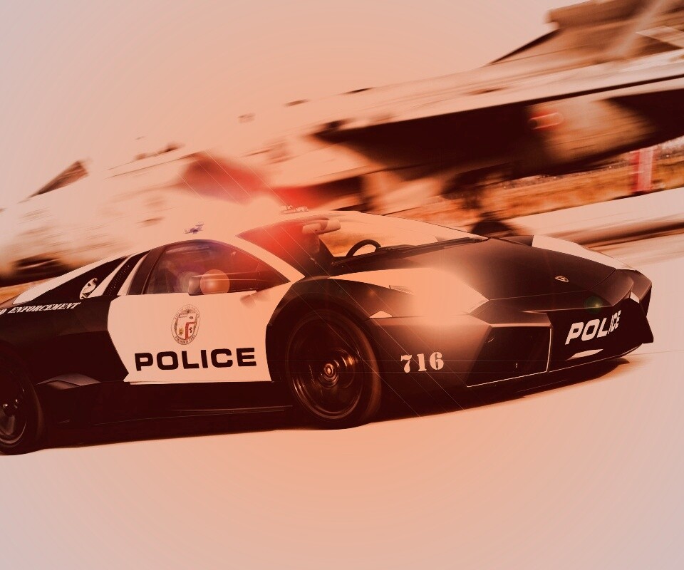 Полицейска Lamborghini из NFS обои