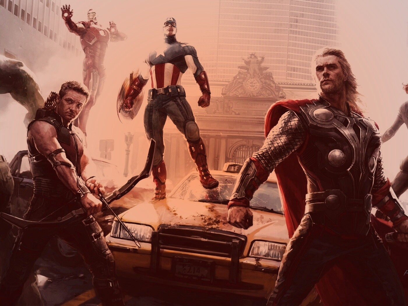 Арт к фильму Мстители обои