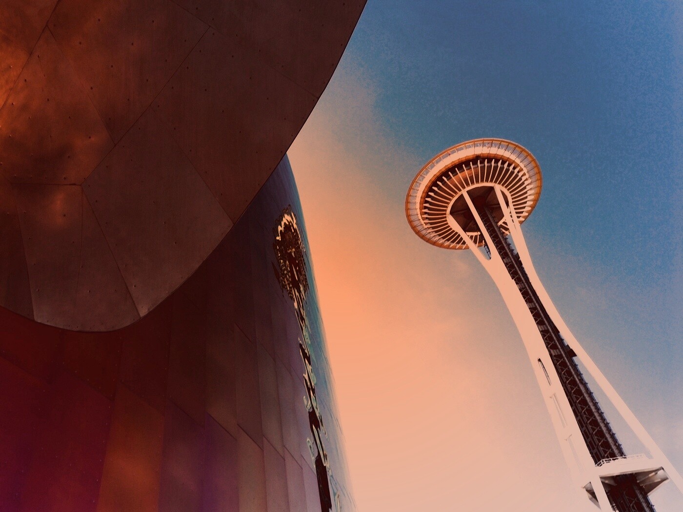 Space Needle Tower обои