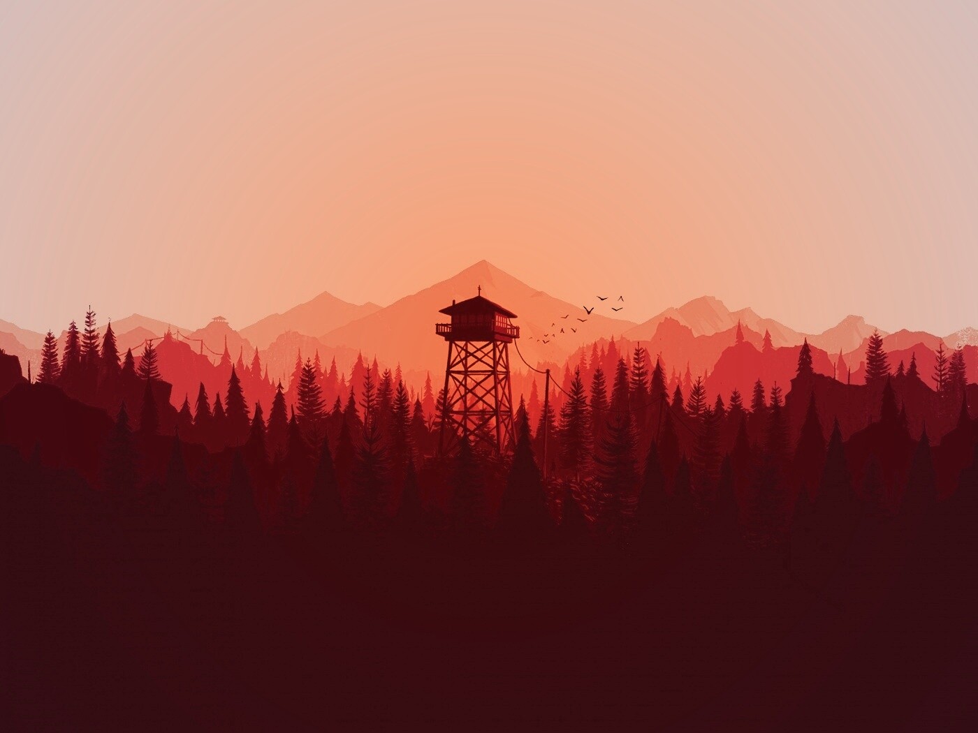 Firewatch обои