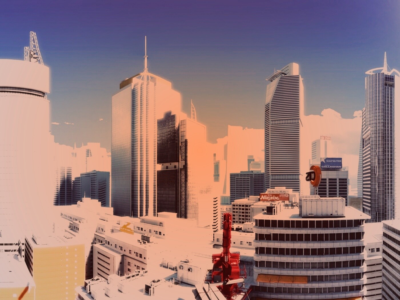 Город Mirrors Edge обои