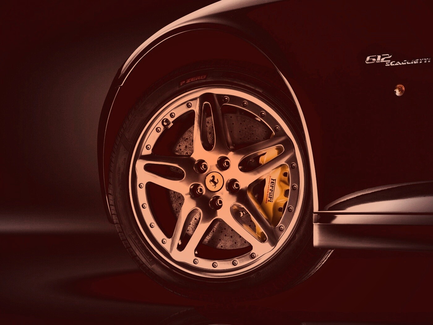 Колесо Scaglietti 612 обои