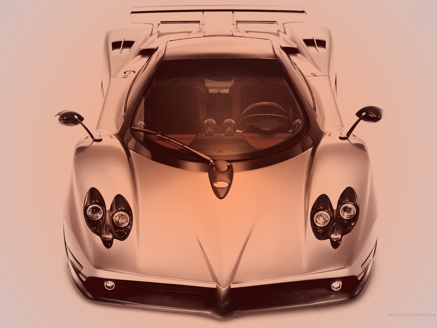 Pagani Zonda спереди обои