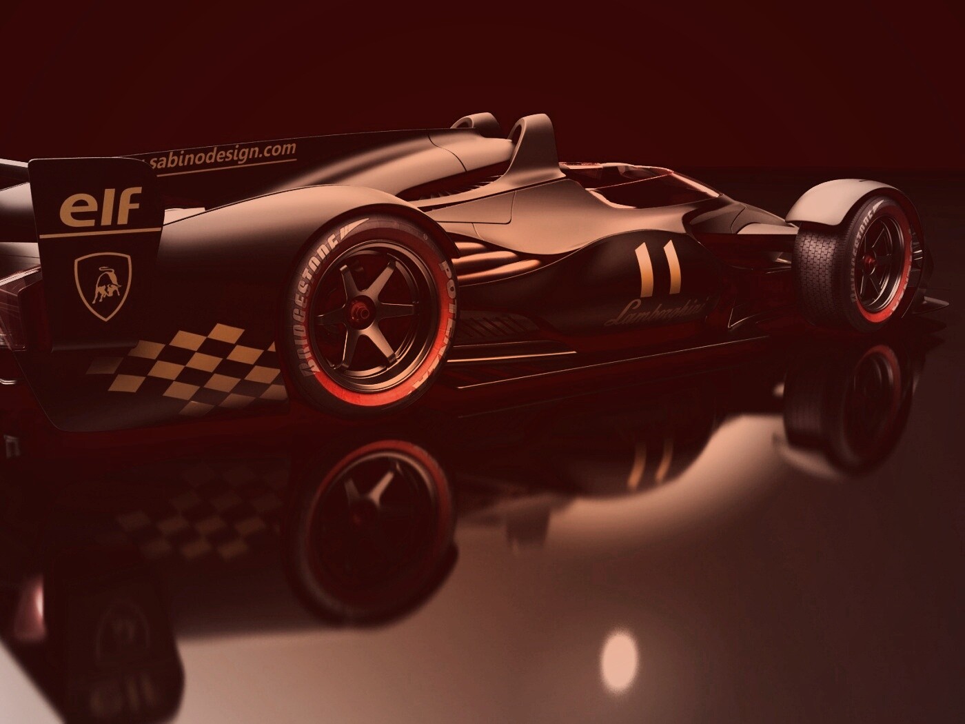Болид Lamborghini обои
