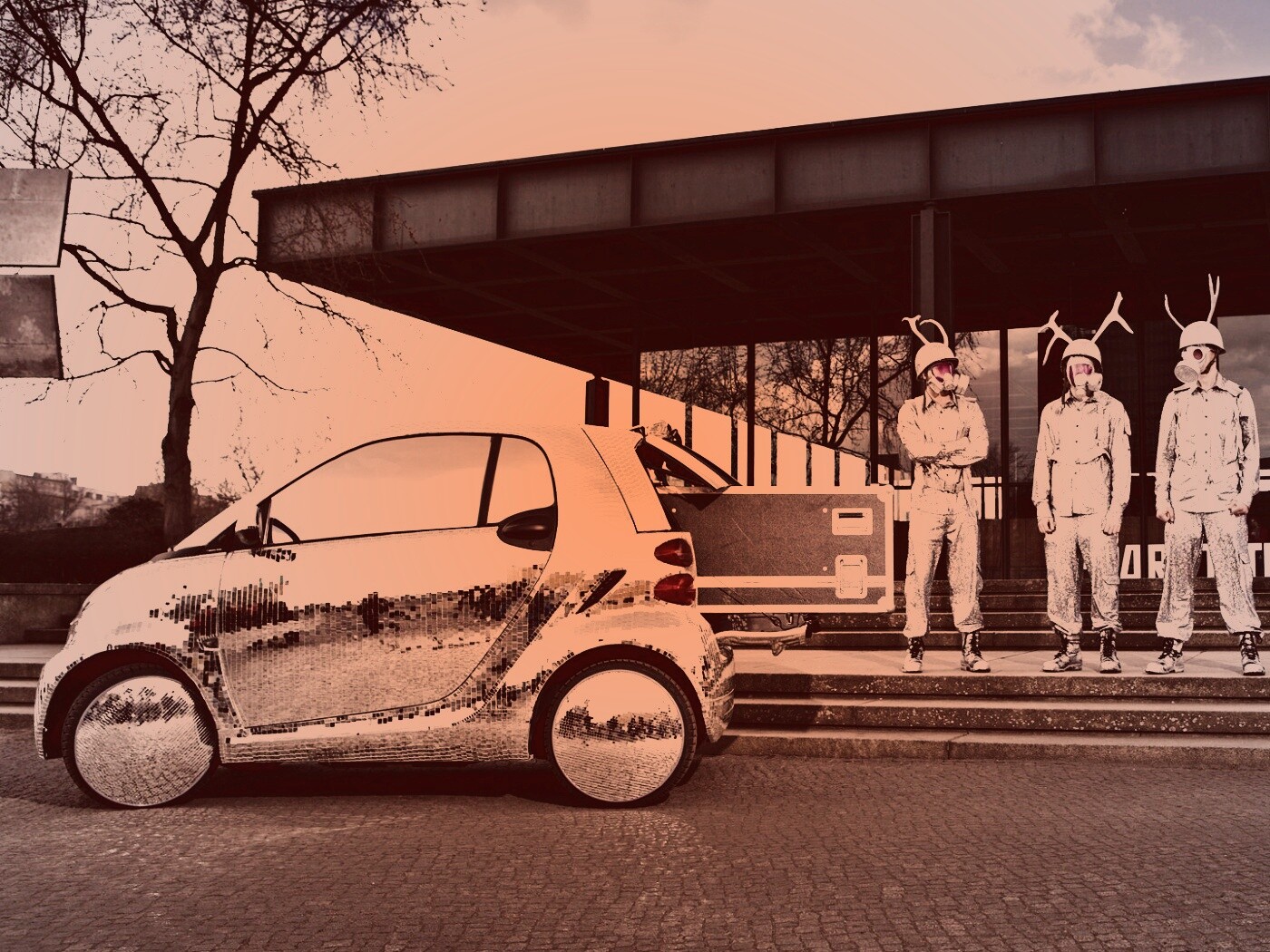 Smart Disco-Ball и 4 оленя обои