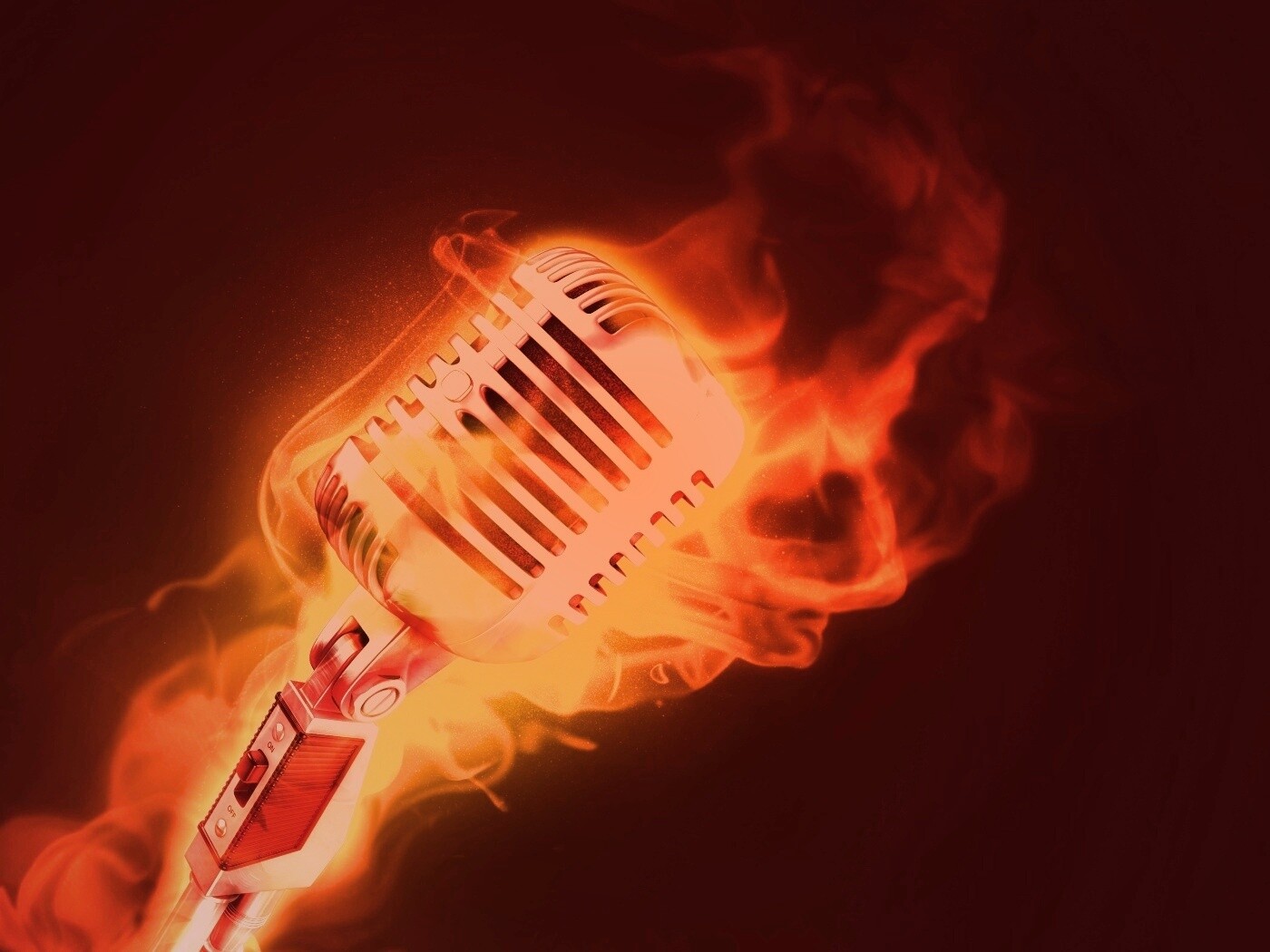 On fire! обои