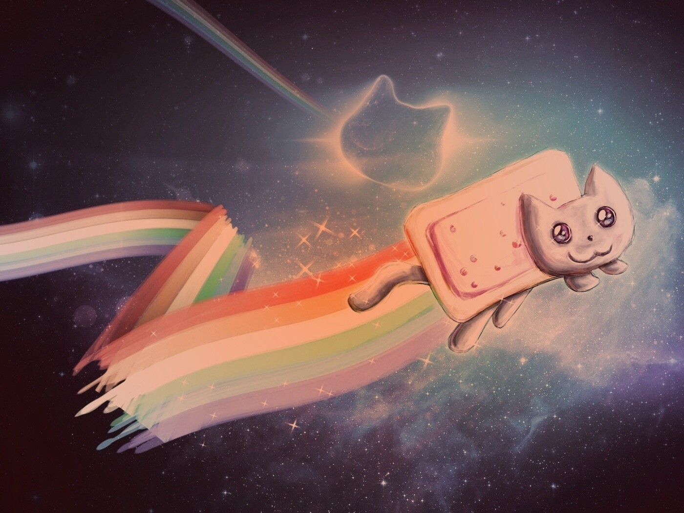 Nyan cat обои