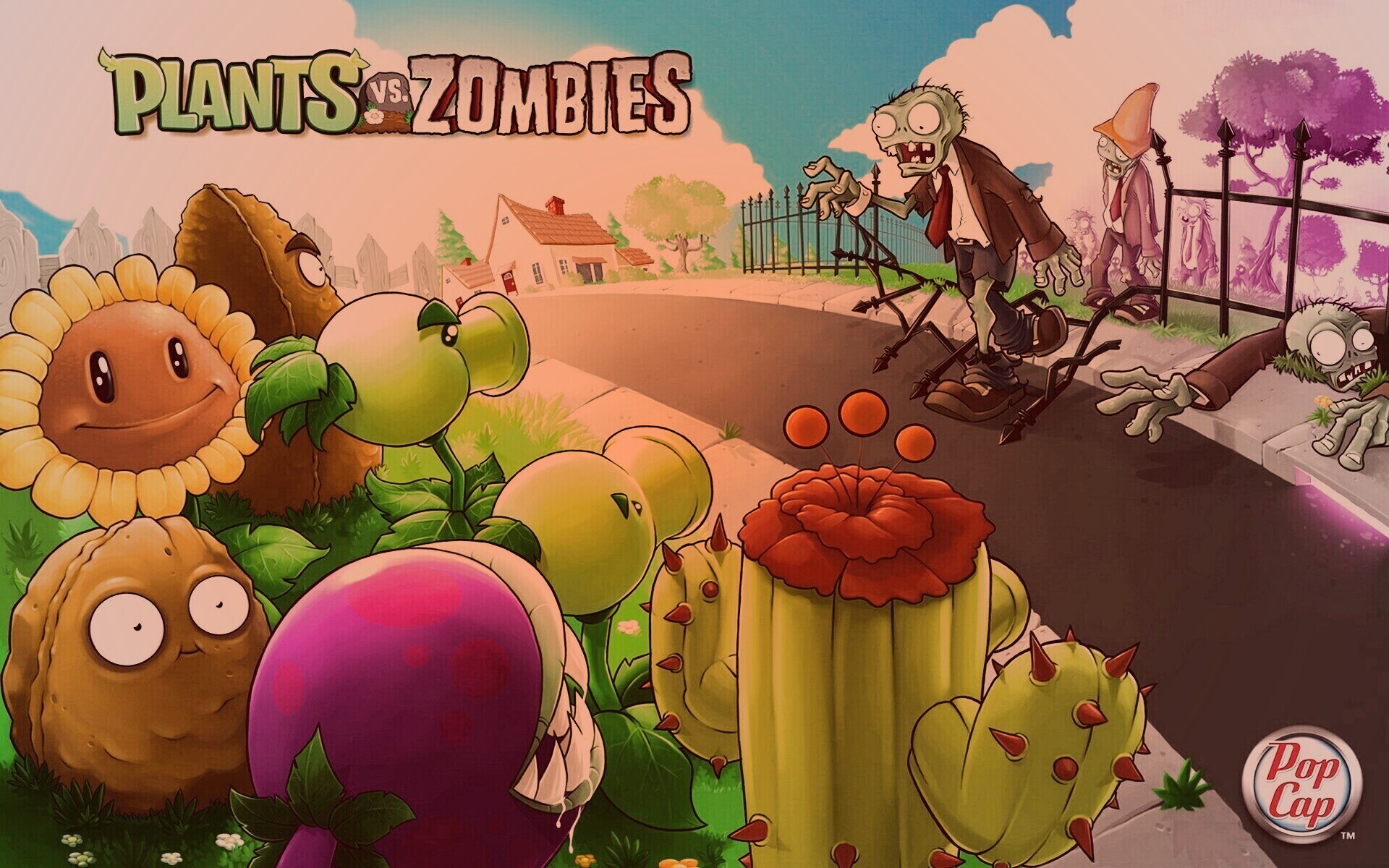 Plants vs zombies обои