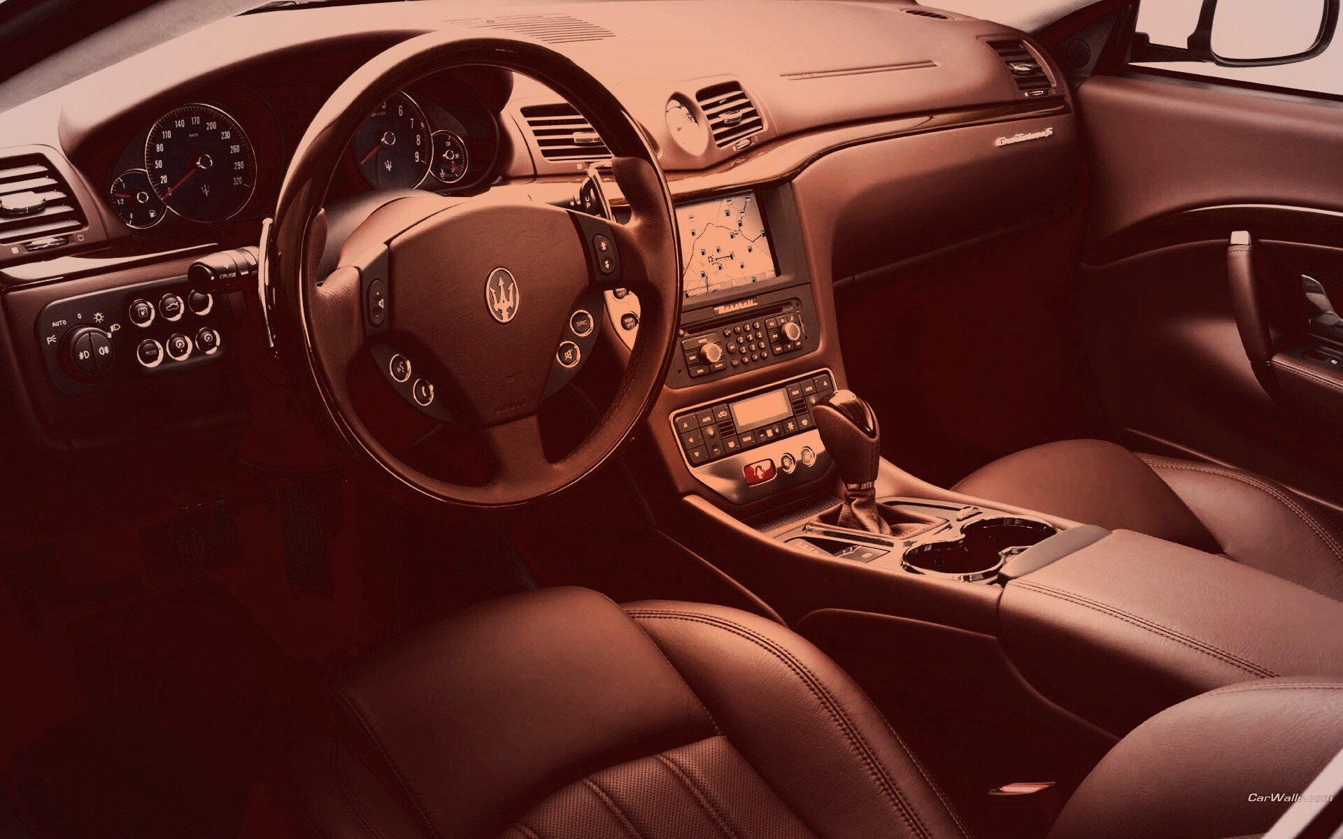 Салон Maserati Granturismo обои