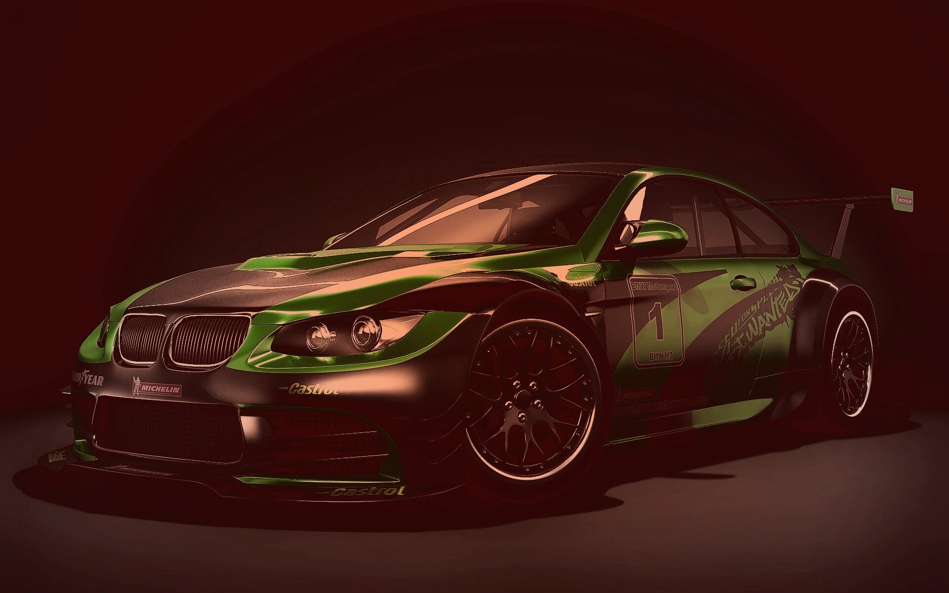 Гоночный BMW M3 обои