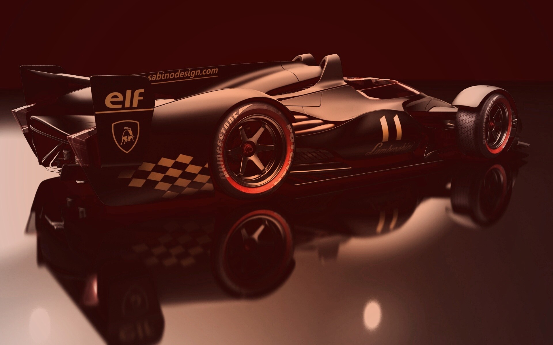 Болид Lamborghini обои