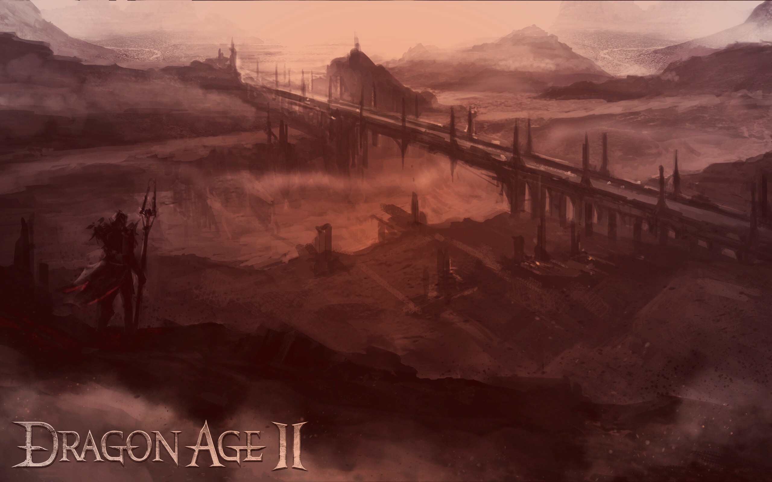 Пейзаж Dragon Age обои