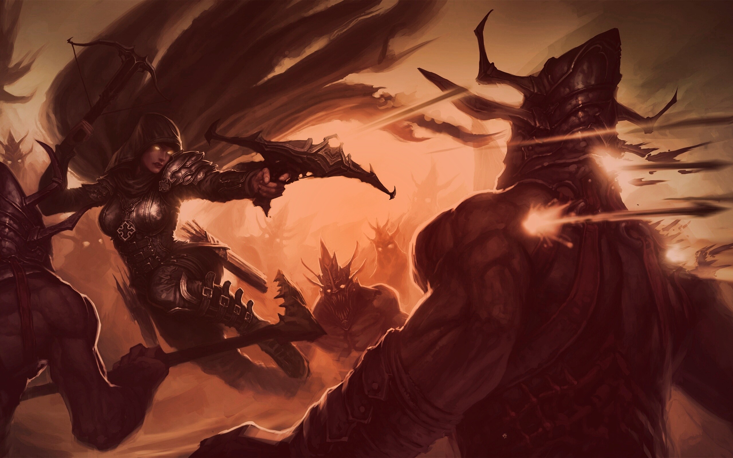 Охотник на демонов из Diablo 3 обои