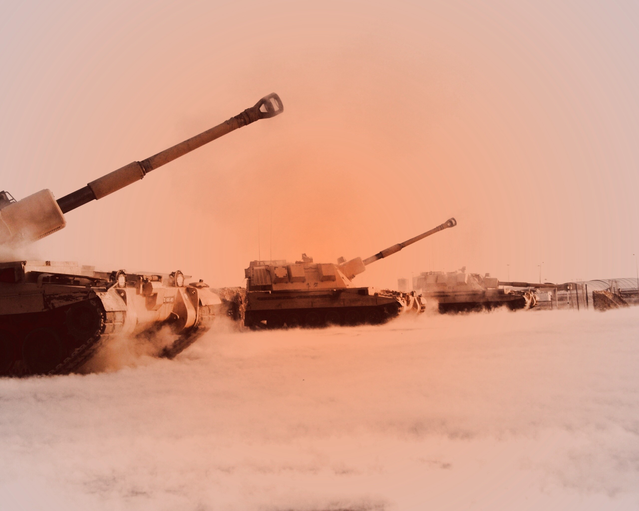 Британская самоходная артиллериская установка обои