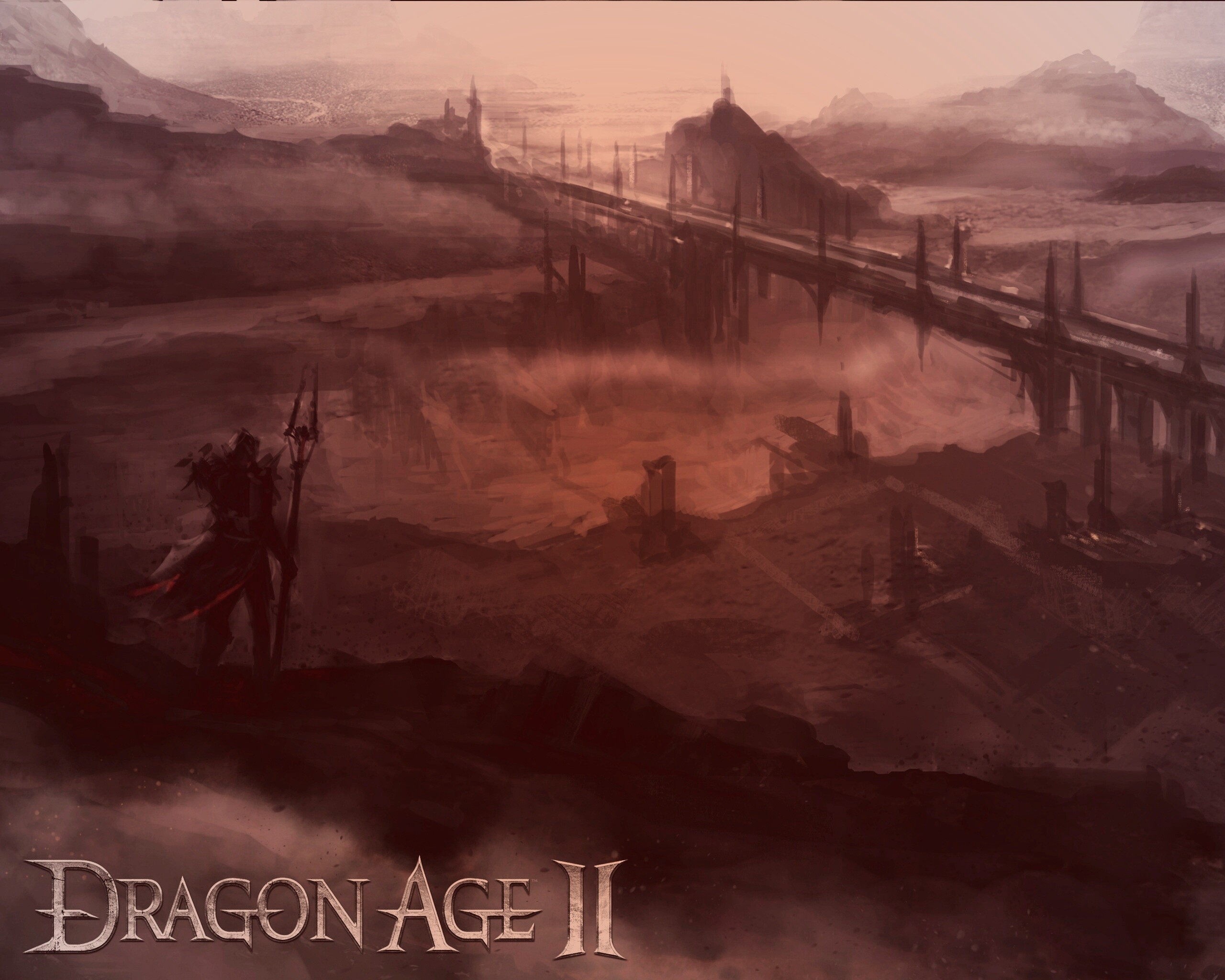 Пейзаж Dragon Age обои