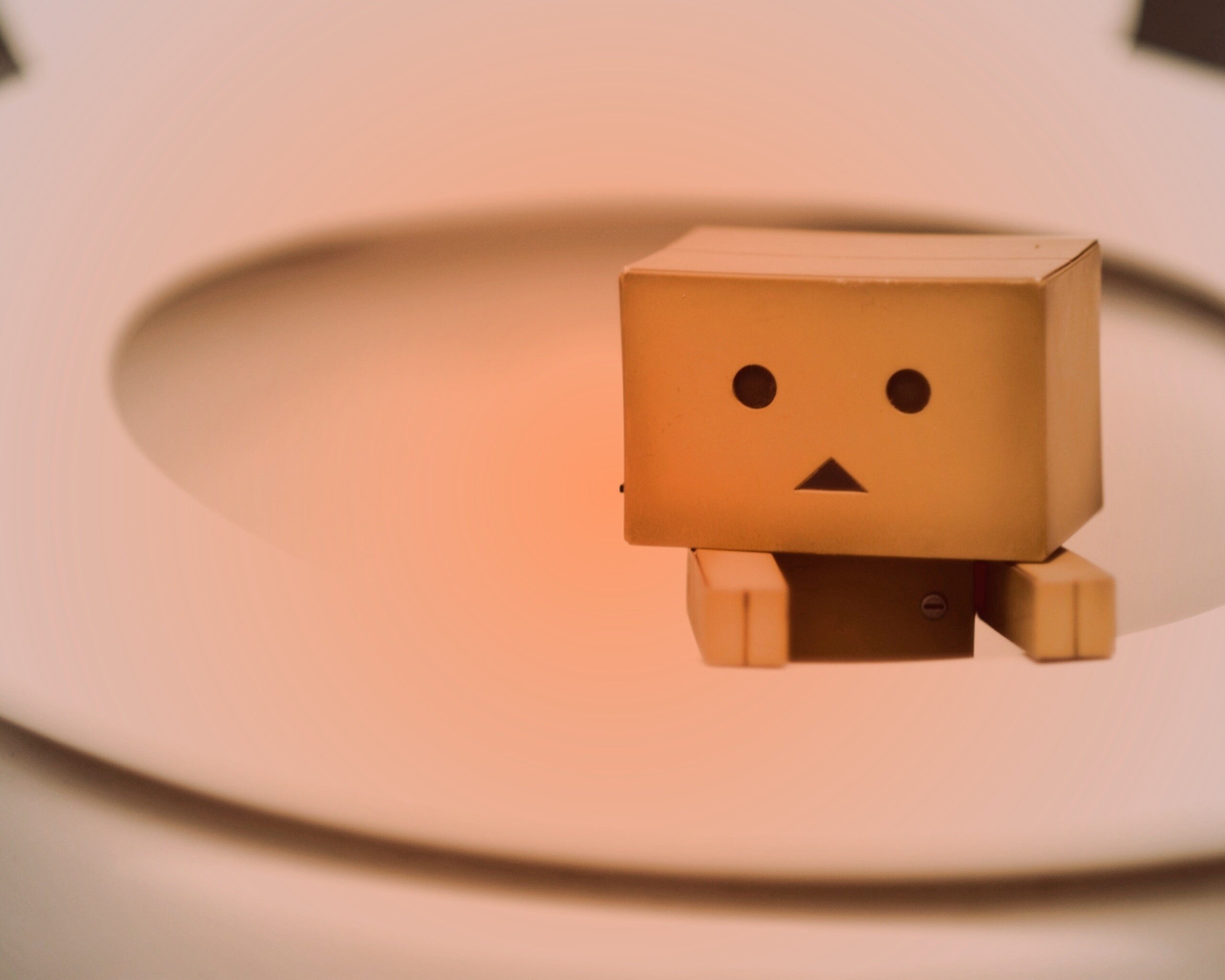 Danbo в унитазе обои