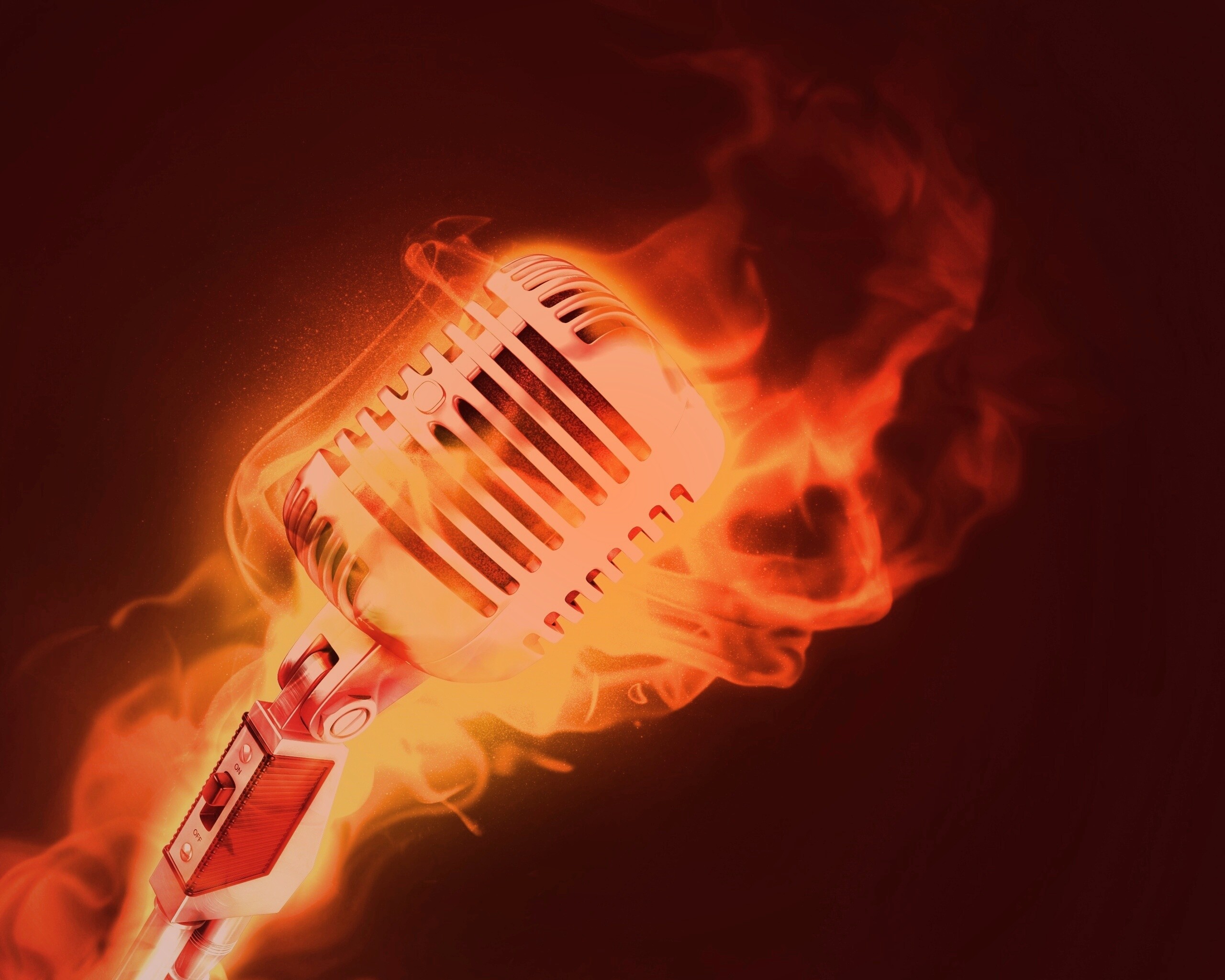 On fire! обои