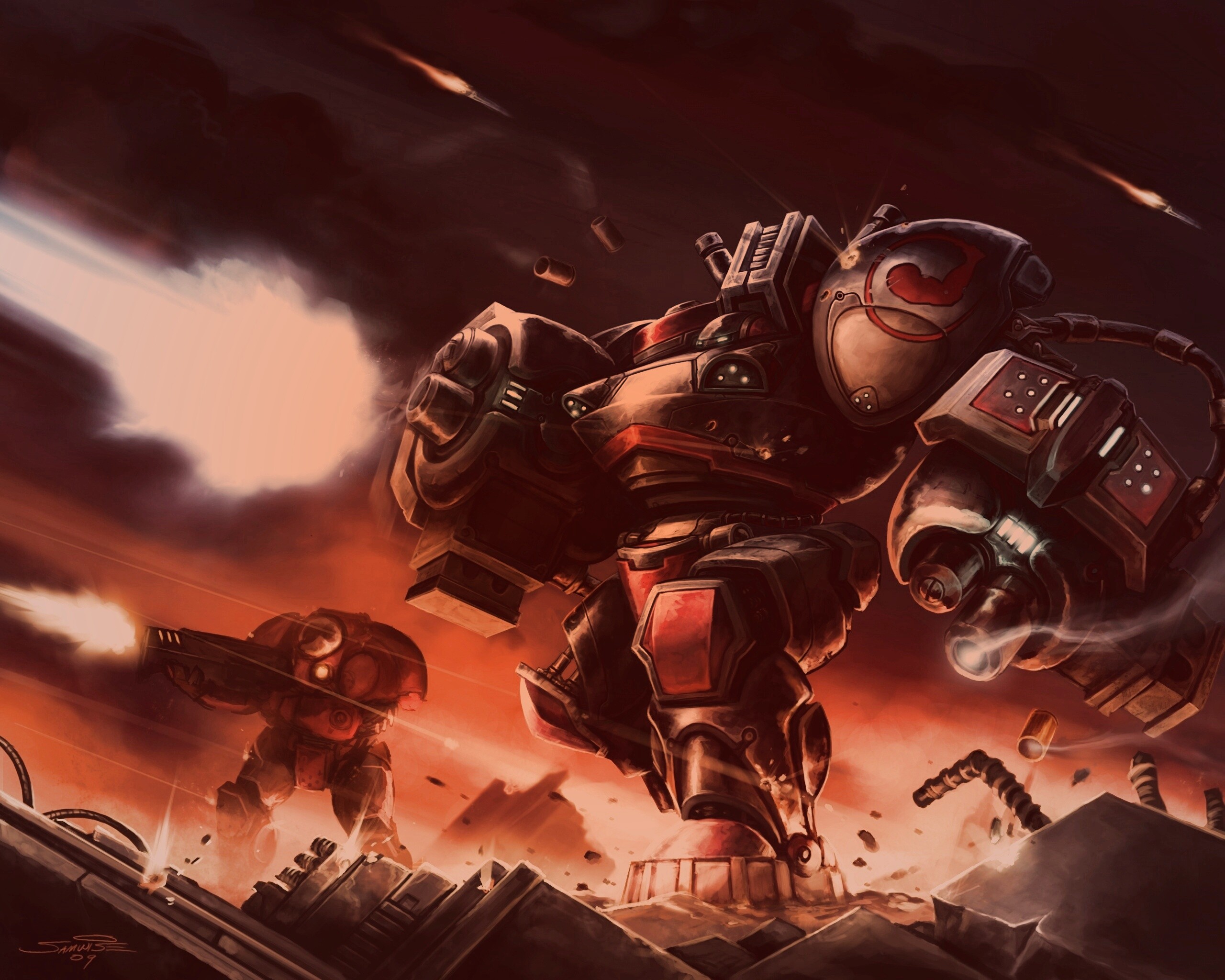 Терраны из StarCraft обои