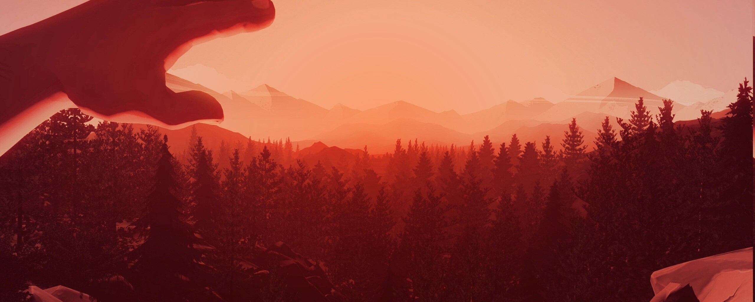 Firewatch закат обои