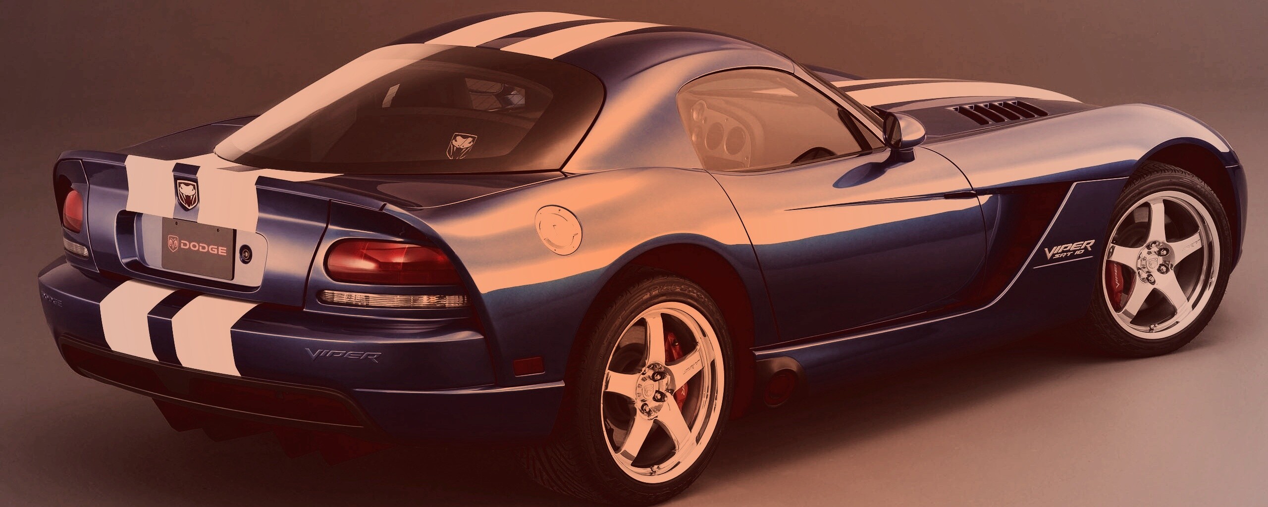 Синий Dodge Viper обои
