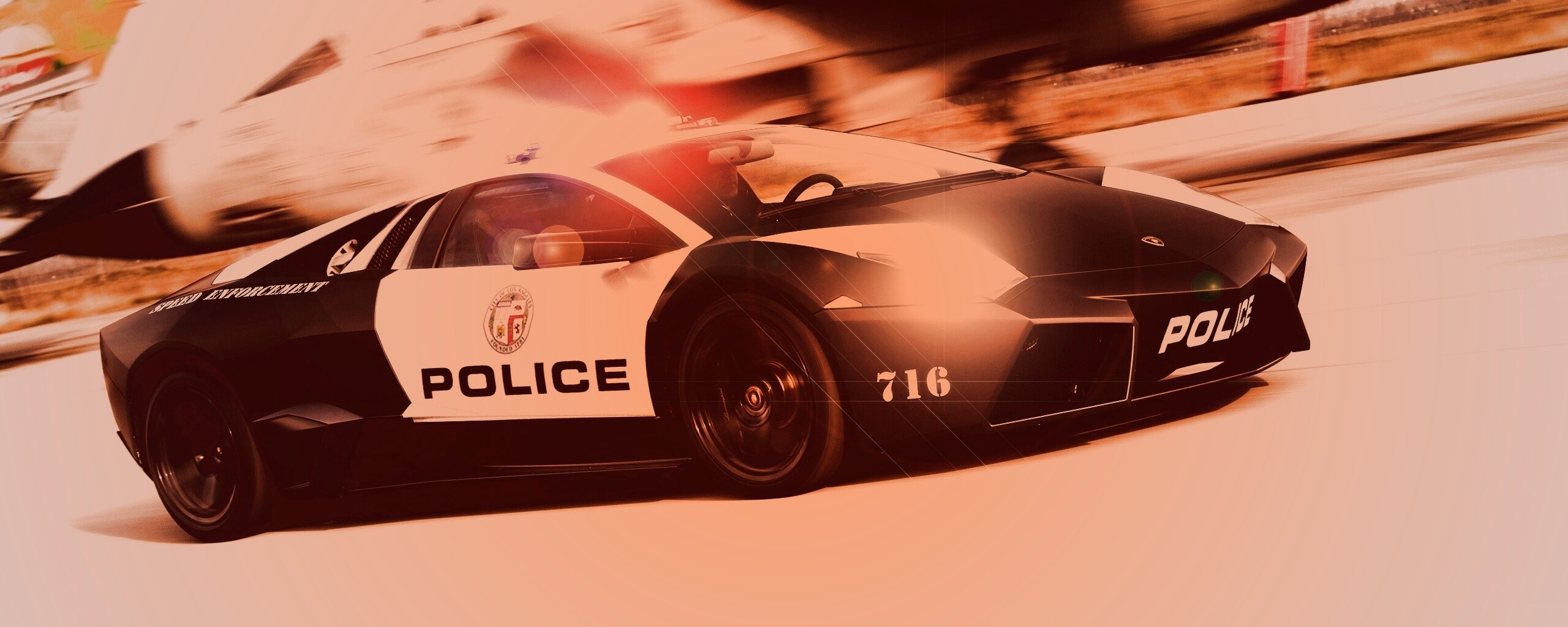 Полицейска Lamborghini из NFS обои