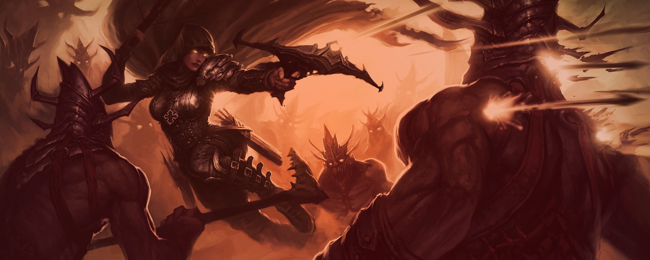 Охотник на демонов из Diablo 3 обои