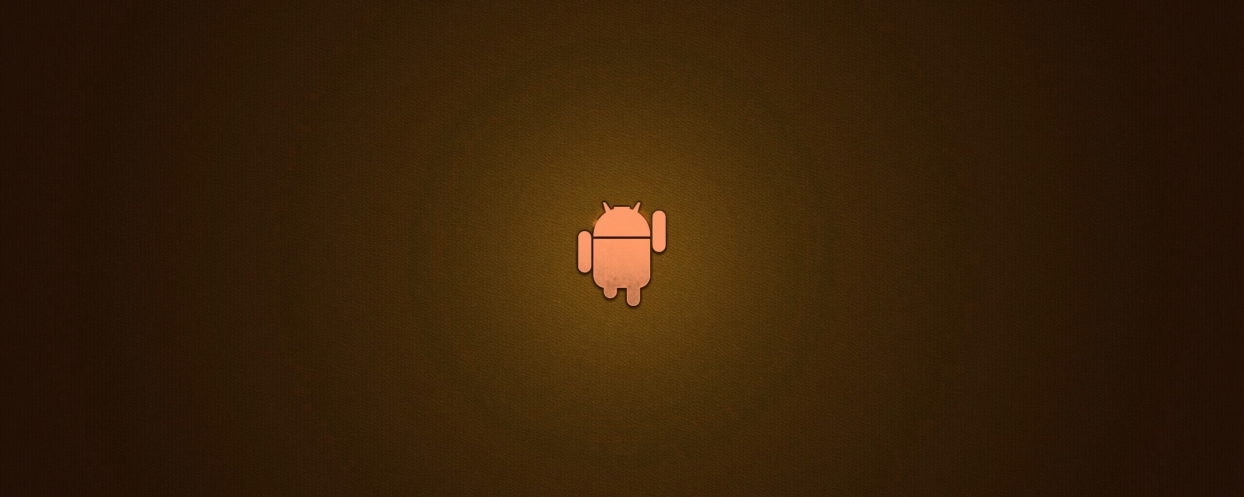 Логотип Android на зеленом фоне обои