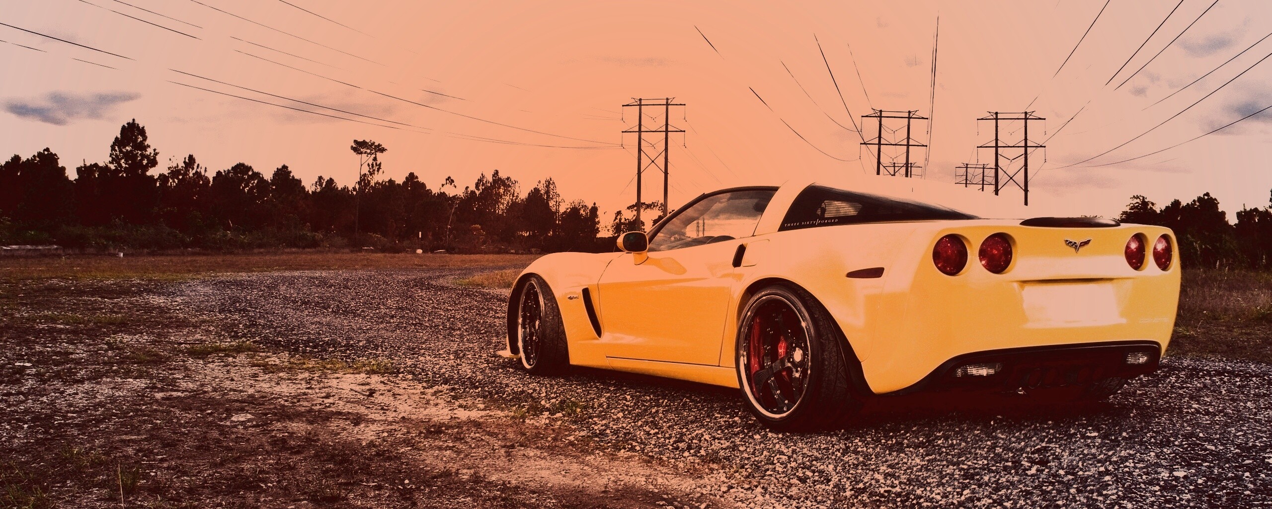 Chevrolet corvette обои